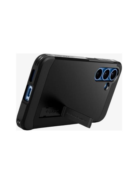 Spigen Galaxy S25 ile Uyumlu Kılıf Tough Armor Al MagFit Özellikli Kickstand Black