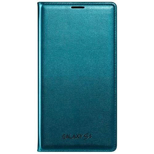 Galaxy S5 ile Uyumlu Flip Wallet Kartlıklı Kılıf EF-WG900BGEGWW Yeşil (Out)