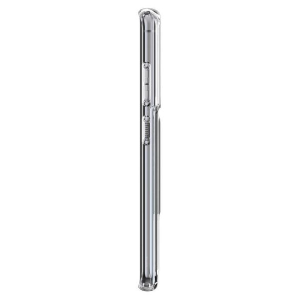 Spigen Galaxy S21 Ultra ile Uyumlu Kılıf Crystal Slot Crystal Clear