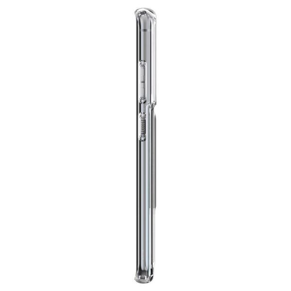 Spigen Galaxy S21 Ultra ile Uyumlu Kılıf Crystal Slot Crystal Clear