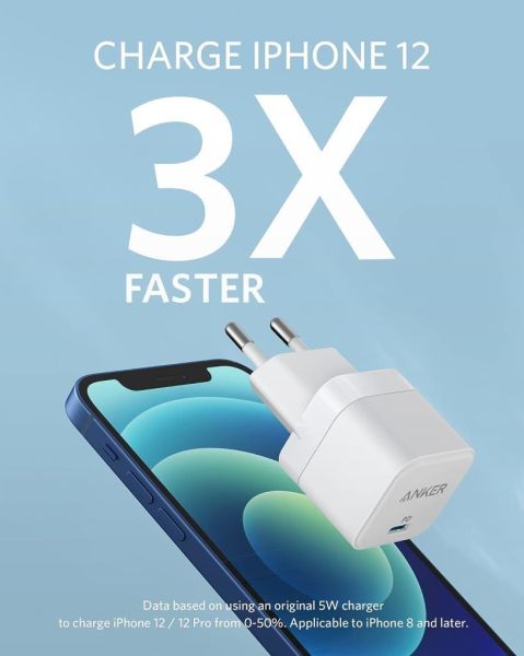 Anker 312 Cube 20W USB-C Şarj Cihazı A2149
