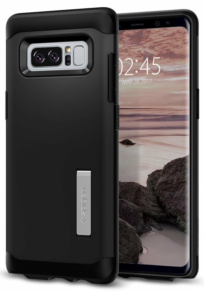 Spigen Galaxy Note 8 ile Uyumlu Kılıf Slim Armor Black
