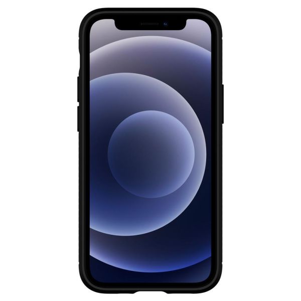 Spigen iPhone 12 Mini ile Uyumlu Kılıf Rugged Armor Matte Black