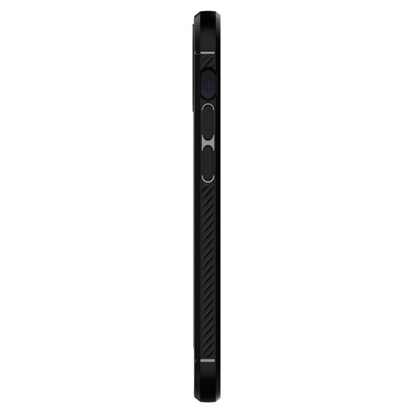 Spigen iPhone 12 Mini ile Uyumlu Kılıf Rugged Armor Matte Black