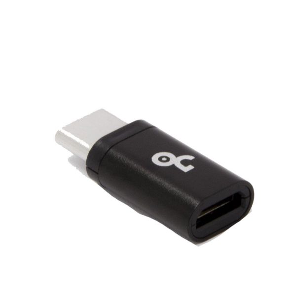Jopus JO-TY02 Universal Çevirici Adaptör Micro'dan Type C'ye Sarj Çevirici Aparat Siyah