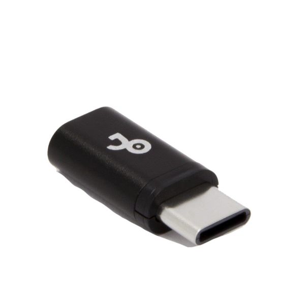 Jopus JO-TY02 Universal Çevirici Adaptör Micro'dan Type C'ye Sarj Çevirici Aparat Siyah