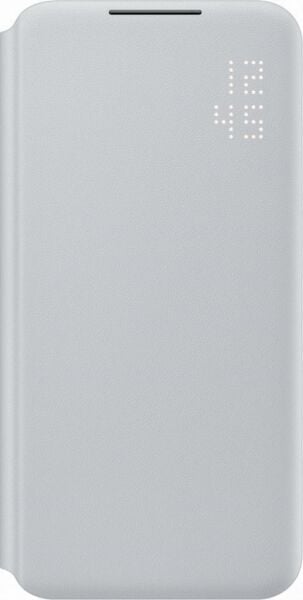 Galaxy S22 Plus ile Uyumlu Smart LED View Kılıf Açık Gri EF-NS906PJEGWW