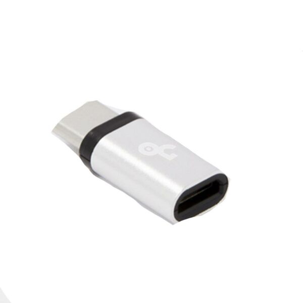 Jopus Universal Mix Çevirici Adaptör Micro'dan Type C'ye Şarj Çevirici Aparat JO-TY02-Gümüş