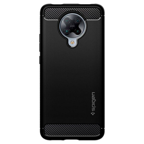 Spigen Poco F2 Pro / Redmi K30 Pro ile Uyumlu Kılıf Rugged Armor Matte Black