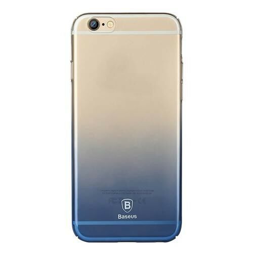 Baseus iPhone 6S Plus / 6 Plus ile Uyumlu Gradient Color Kılıf Mavi