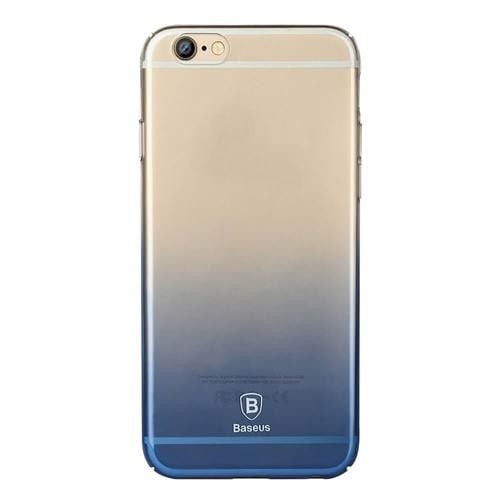 Baseus iPhone 6S Plus / 6 Plus ile Uyumlu Gradient Color Kılıf Mavi