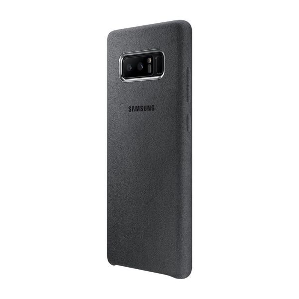 Galaxy Note 8 ile Uyumlu Alacantara Cover Gri EF-XN950AJEGWW (Out)