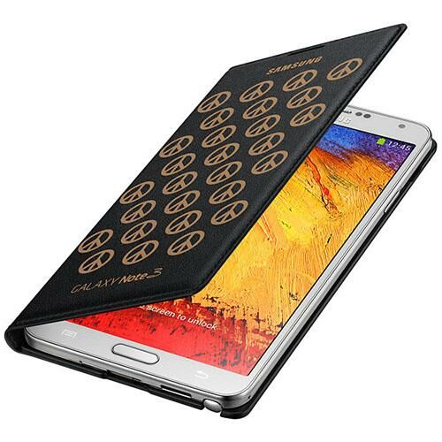 Galaxy Note 3 ile Uyumlu Moschino Flip Wallet Kılıf Siyah-Altın EF-EN900BGEGWW