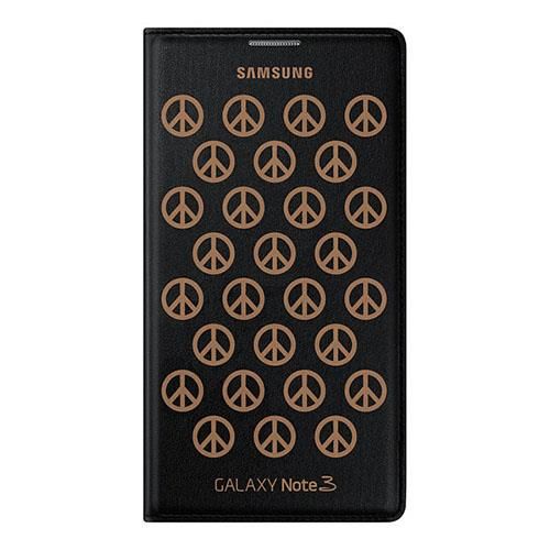 Galaxy Note 3 ile Uyumlu Moschino Flip Wallet Kılıf Siyah-Altın EF-EN900BGEGWW