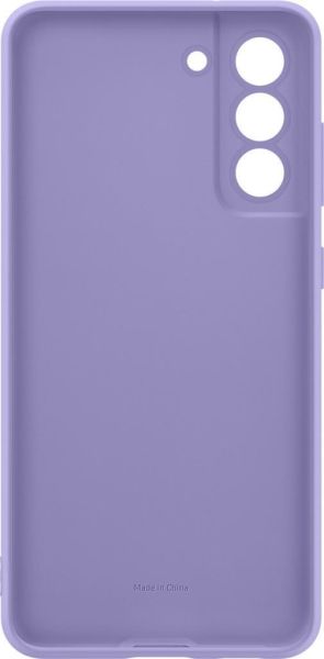 Galaxy S21 FE ile Uyumlu Silikon Kılıf Mor EF-PG990TVEGWW