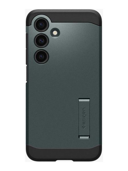 Spigen Galaxy S24 ile Uyumlu Kılıf Tough Armor Kickstand Abyss Green