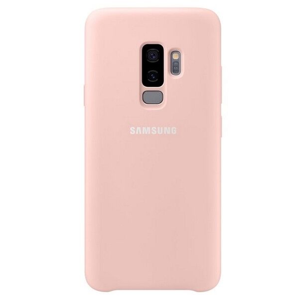 Galaxy S9 Plus ile Uyumlu Kılıf Silicone Cover Pembe EF-PG965TPEGWW