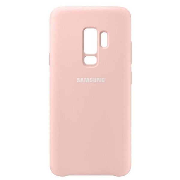 Galaxy S9 Plus ile Uyumlu Kılıf Silicone Cover Pembe EF-PG965TPEGWW