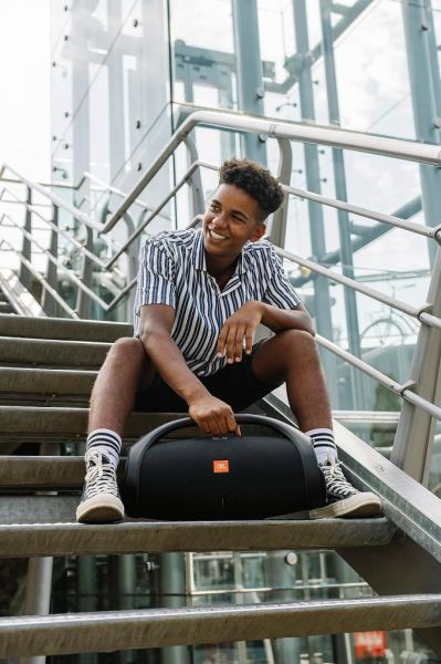 JBL Boombox 2 IPX7 Suya Dayanıklı 80 W Taşınabilir Bluetooth Hoparlör Siyah