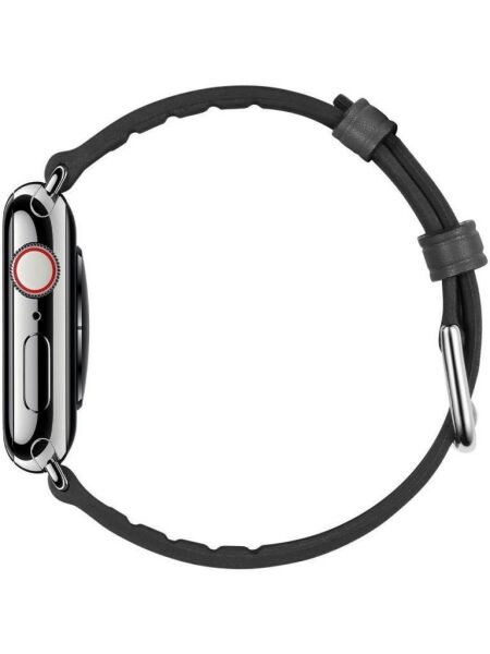 Spigen Apple Watch 42mm Seri 10 - 41mm Seri 9/8/7 - 40mm Seri SE2/SE/6/5/4 ile Uyumlu Kordon Kayış Band Retro Fit Black