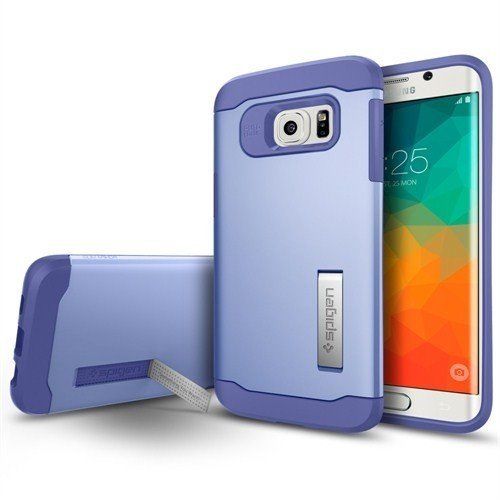 Spigen Galaxy S6 Edge Plus ile Uyumlu Kılıf Slim Armor Violet