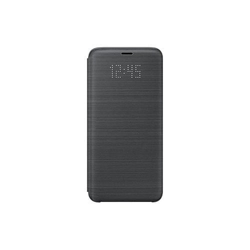 Galaxy S9 ile Uyumlu Led View Cover Kılıf Siyah EF-NG960PBEGWW