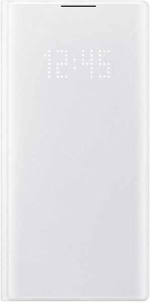 Galaxy Note 10 ile Uyumlu LED View Cover Kılıf (Beyaz) ‎EF-NN970PWEGTR