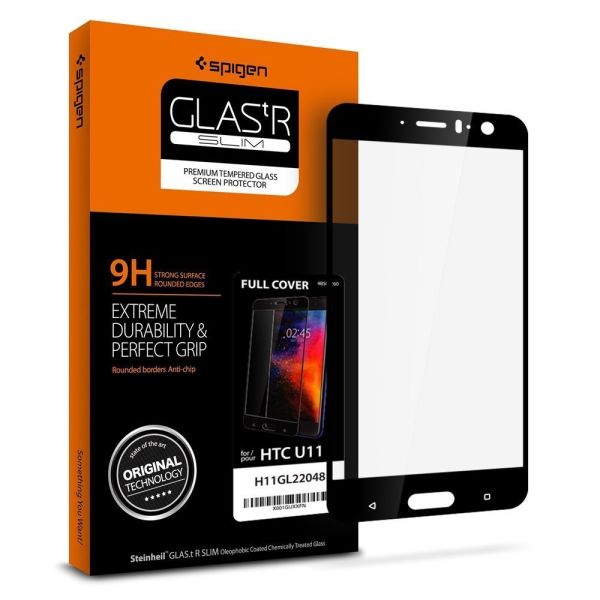 Spigen U11 ile Uyumlu Cam Ekran Koruyucu Full Cover Glass