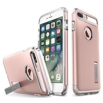 Spigen iPhone 7 Plus / 8 Plus ile Uyumlu Kılıf Slim Armor Rose Gold