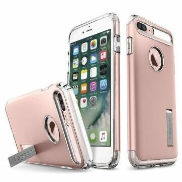 Spigen iPhone 7 Plus / 8 Plus ile Uyumlu Kılıf Slim Armor Rose Gold