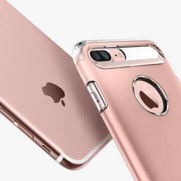 Spigen iPhone 7 Plus / 8 Plus ile Uyumlu Kılıf Slim Armor Rose Gold