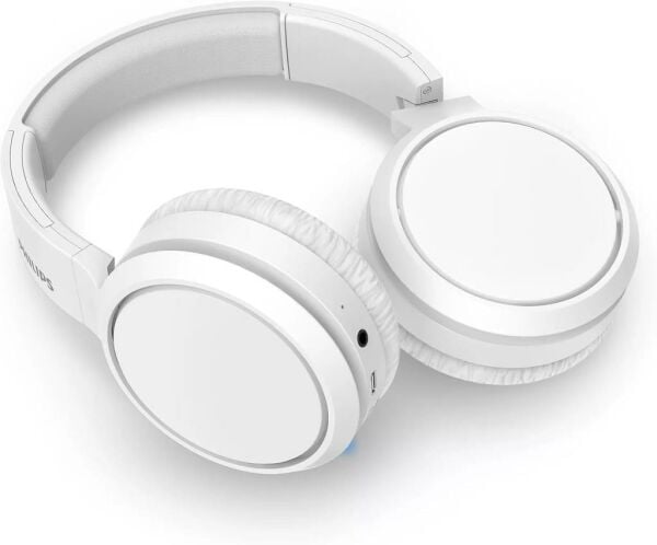 Philips TAH5205 Kablosuz Kulak Üstü Kulaklık (Bold Bass) Beyaz - 29 saat
