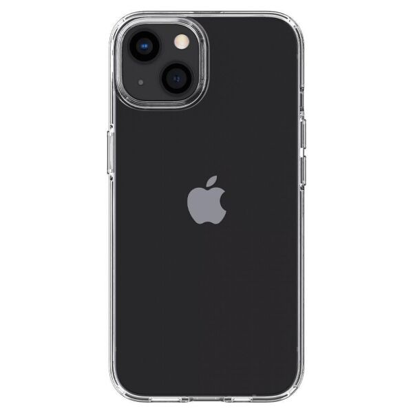 Spigen iPhone 13 Mini ile Uyumlu Kılıf Liquid Crystal 4 Tarafı Tam Koruma Crystal Clear