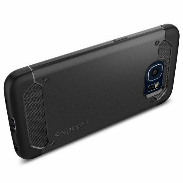 Spigen Galaxy S6 ile Uyumlu Kılıf Rugged Armor