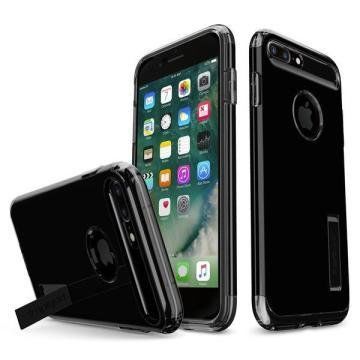 Spigen iPhone 7 Plus / 8 Plus ile Uyumlu Kılıf Slim Armor Jet Black