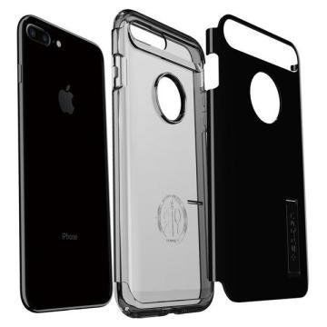 Spigen iPhone 7 Plus / 8 Plus ile Uyumlu Kılıf Slim Armor Jet Black