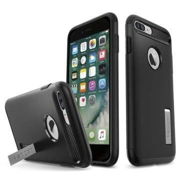 Spigen iPhone 7 Plus / 8 Plus ile Uyumlu Kılıf Slim Armor Black