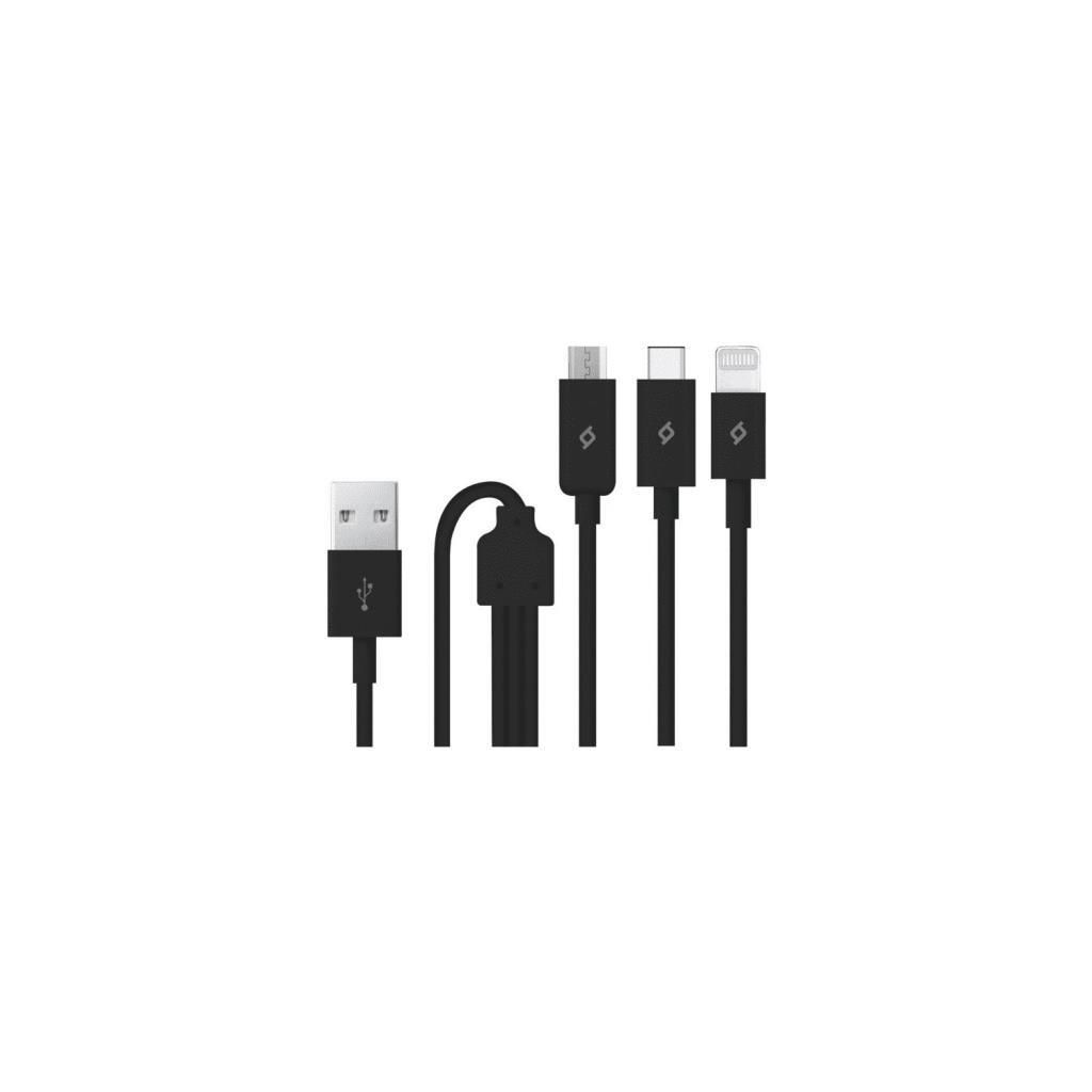 Ttec Trio Şarj Kablosu Micro USB Ligthining Type-C 2DK7521S