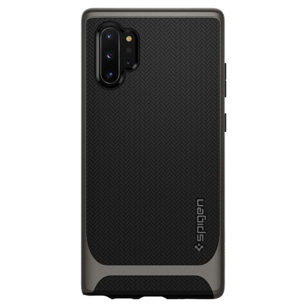 Spigen Galaxy Note 10 Plus ile Uyumlu Kılıf Neo Hybrid Gunmetal