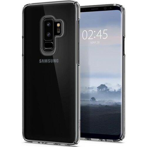 Spigen Galaxy S9 Plus ile Uyumlu Kılıf Thin Fit Crystal Clear