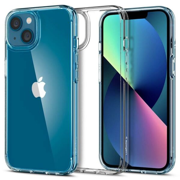 Spigen iPhone 13 Mini ile Uyumlu Kılıf Ultra Hybrid Crystal Clear