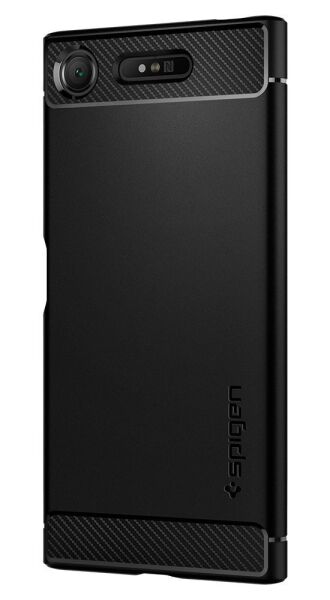 Spigen Xperia XZ1 ile Uyumlu Kılıf Rugged Armor