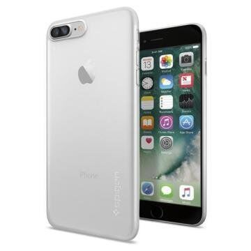 Spigen iPhone 7 Plus ile Uyumlu Kılıf Air Skin Ultra İnce 4 Tarafı Tam Koruma Black