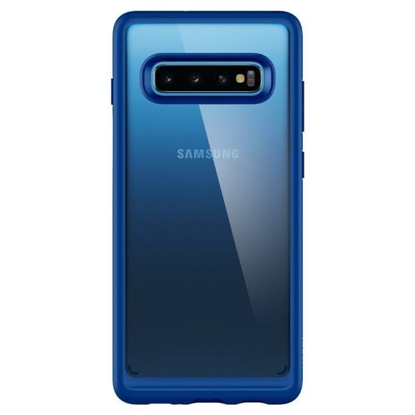 Spigen Galaxy S10 ile Uyumlu Kılıf Ultra Hybrid Prism Blue