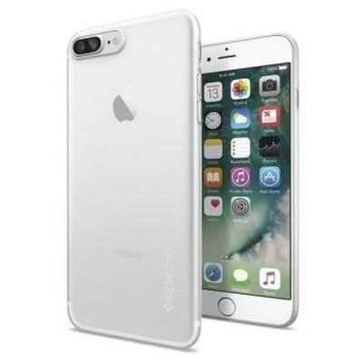 Spigen iPhone 7 Plus ile Uyumlu Kılıf Air Skin Ultra İnce 4 Tarafı Tam Koruma Soft Clear