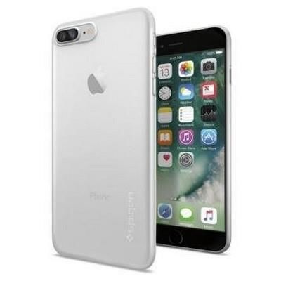 Spigen iPhone 7 Plus ile Uyumlu Kılıf Air Skin Ultra İnce 4 Tarafı Tam Koruma Soft Clear