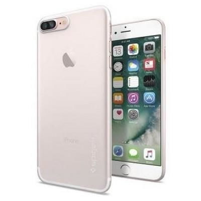 Spigen iPhone 7 Plus ile Uyumlu Kılıf Air Skin Ultra İnce 4 Tarafı Tam Koruma Soft Clear