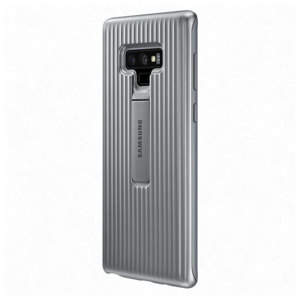 Galaxy Note 9 ile Uyumlu Protective Stanting Cover Gümüş EF-RN960CSEGWW