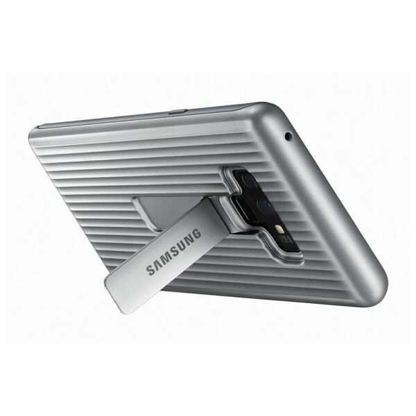 Galaxy Note 9 ile Uyumlu Protective Stanting Cover Gümüş EF-RN960CSEGWW