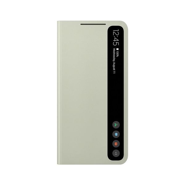 Galaxy S21 FE ile Uyumlu Smart Clear View Kılıf-Nane EF-ZG990CMEGTR (Out)
